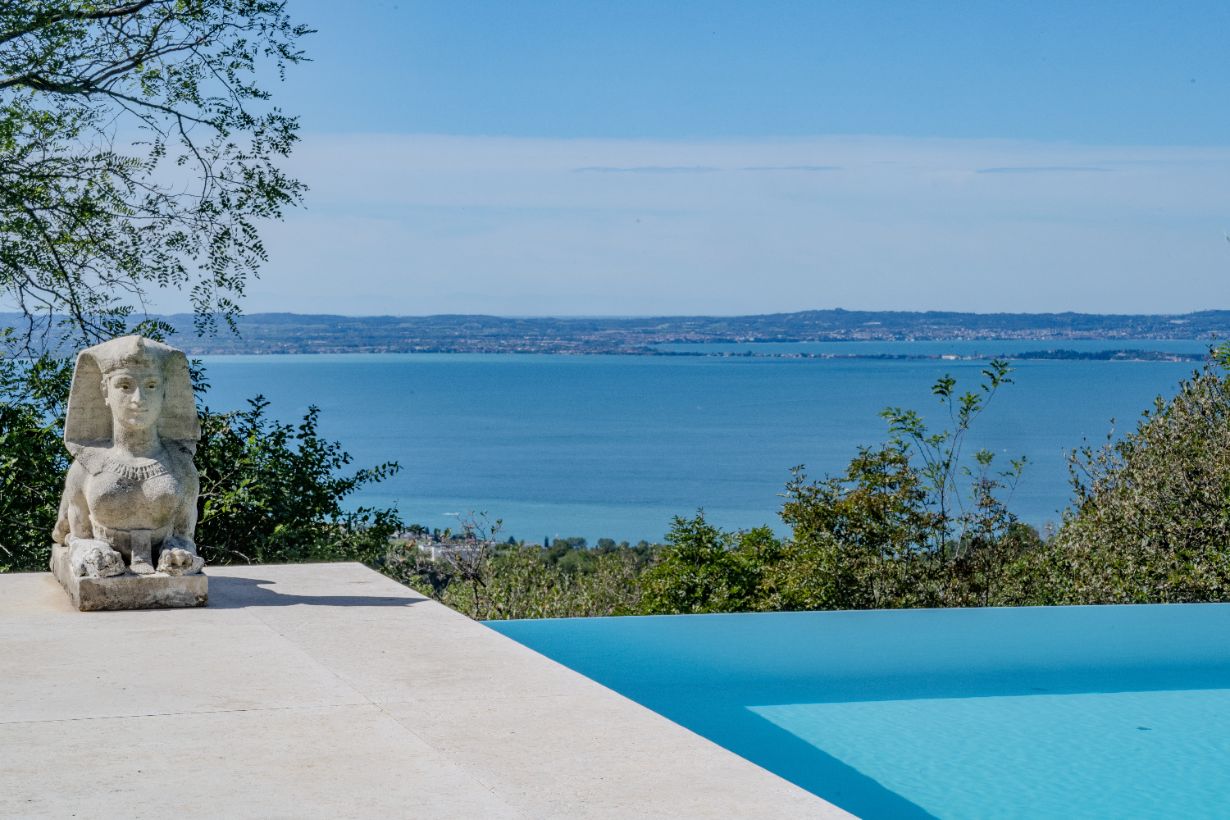 Villa Sant’Andrea and its landscaped estate near Lake Garda
