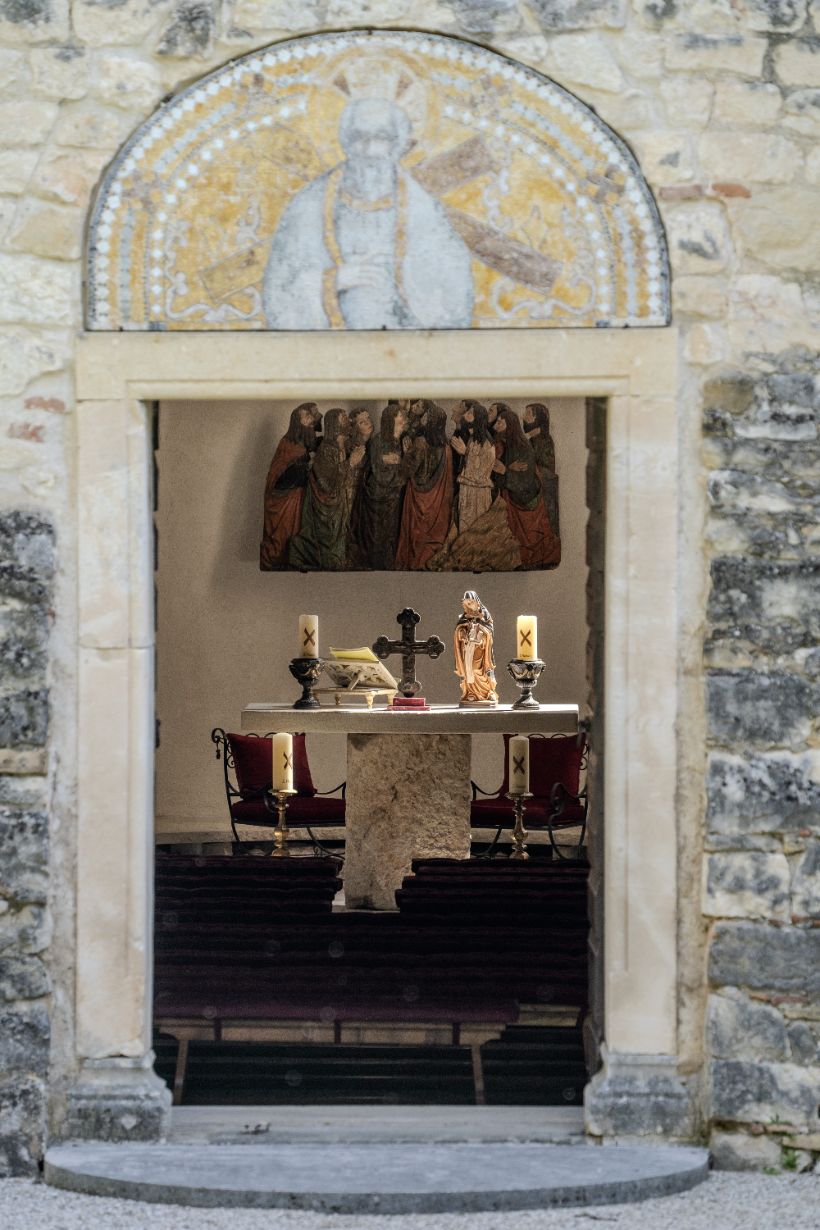 Historic rooms at Villa Sant’Andrea